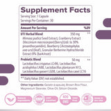 Nature’s NutriWave FemiPro Bladder Control Supplement capsules on a wooden surface