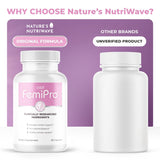 Nature’s NutriWave FemiPro Bladder Control Supplement packaging details