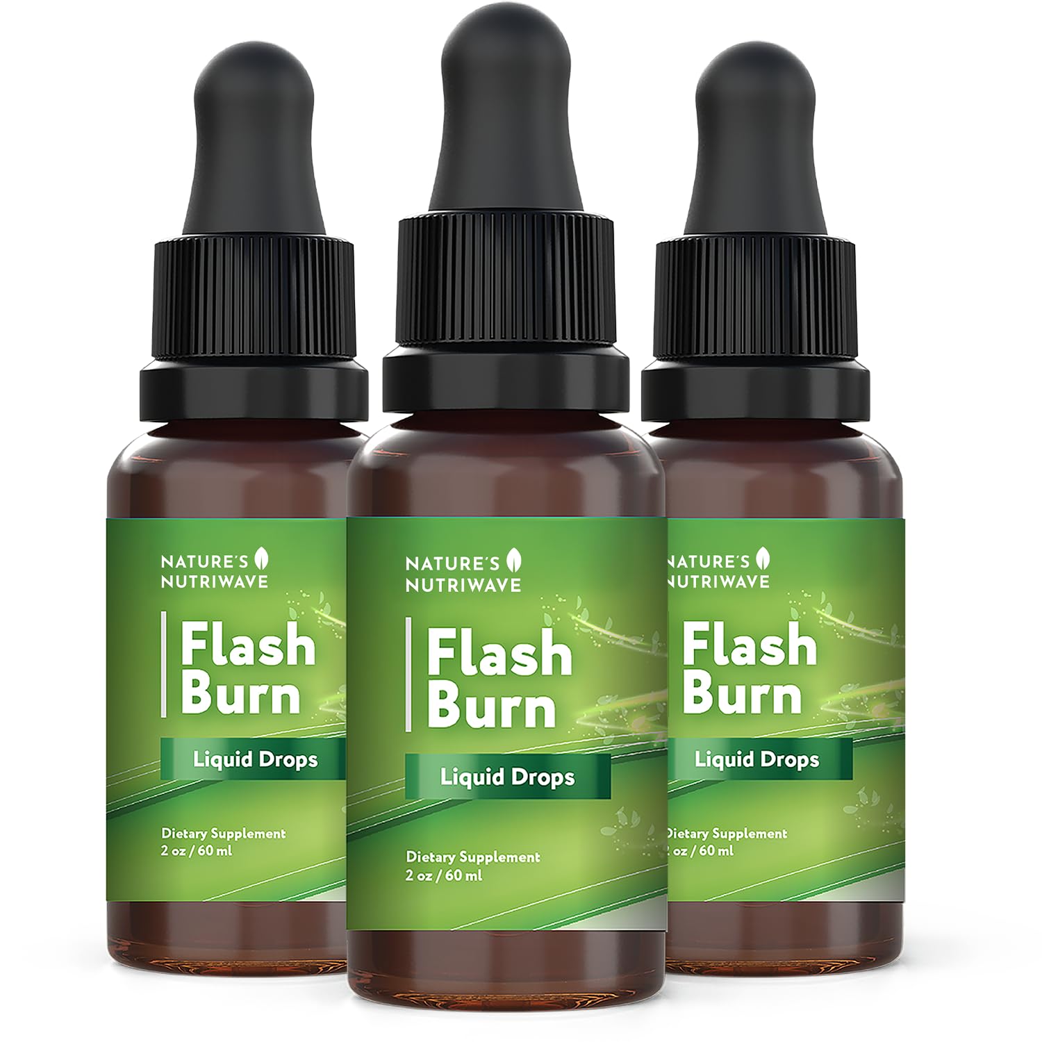 Nature’s NutriWave Flash Burn 40mL bottle front view