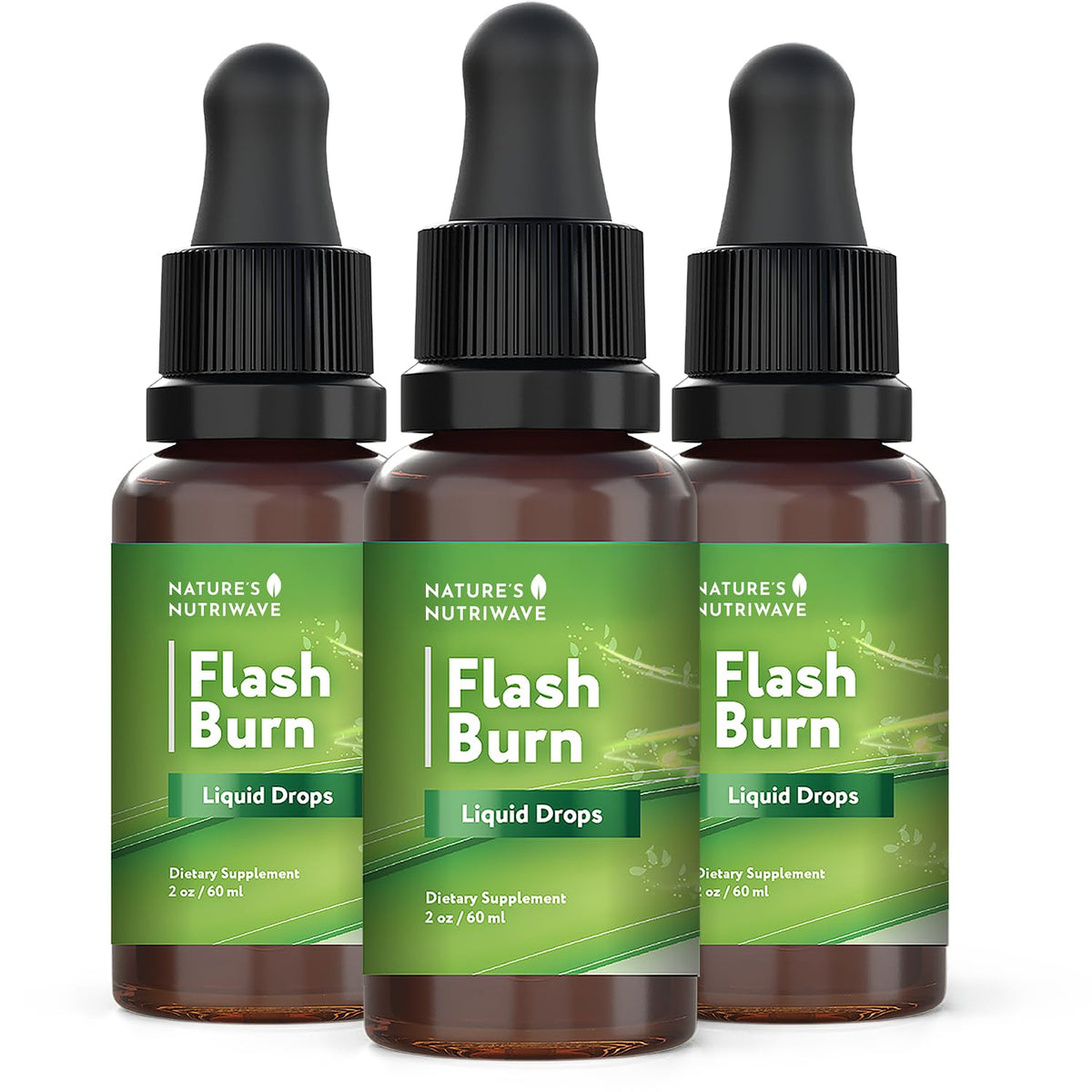 Nature’s NutriWave Flash Burn 40mL bottle front view