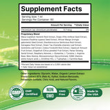Nature’s NutriWave Flash Burn ingredients list on packaging