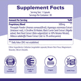 Nature’s NutriWave Flush Factor Plus ingredients list on packaging