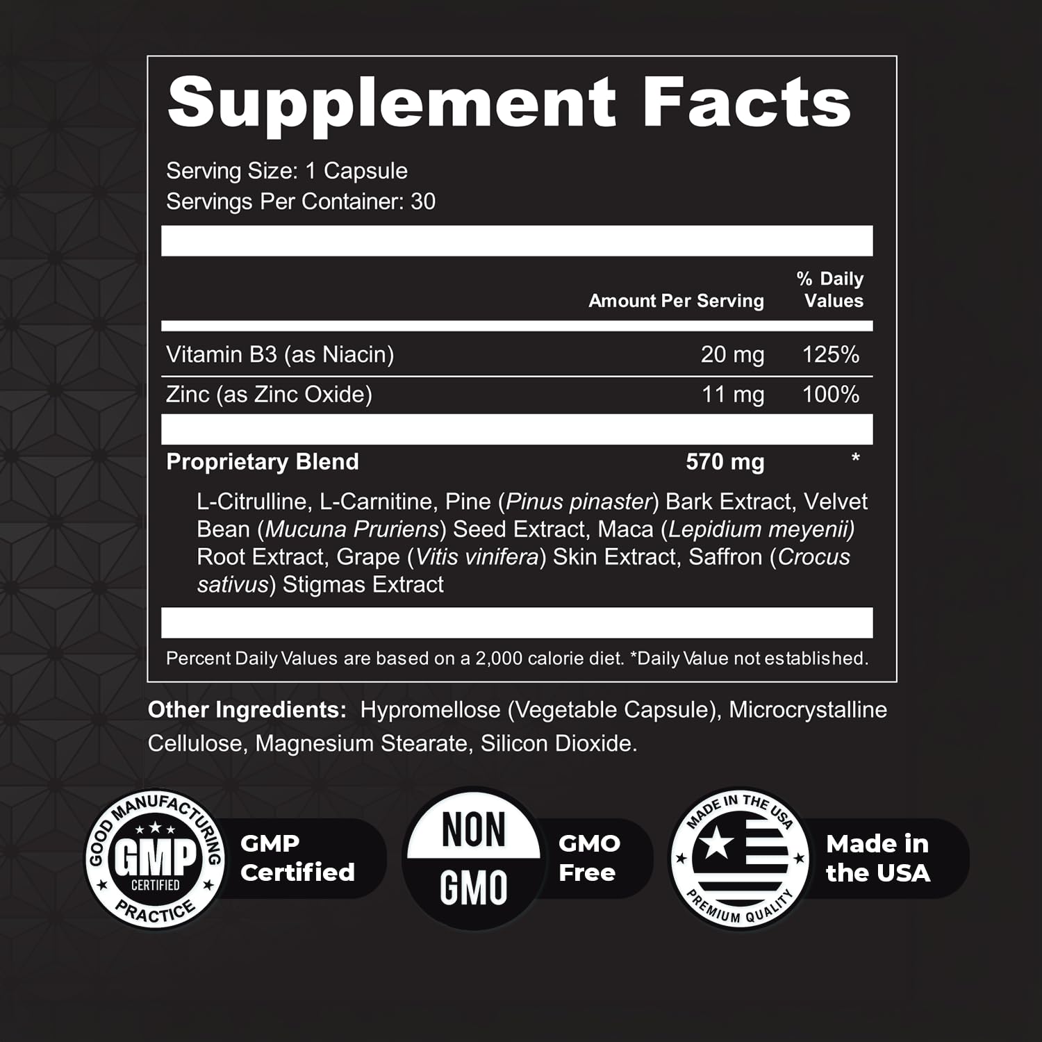 Nature’s NutriWave Garaherb daily supplement bottle with capsules