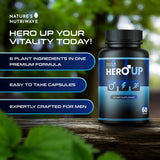 Nature’s NutriWave HeroUP Sleep Supplement bottle side view