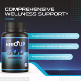 Nature’s NutriWave HeroUP Sleep Supplement bottle with label