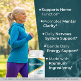 Nature’s NutriWave NerveCalm bottle and two capsules