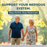 Nature’s NutriWave NerveCalm capsules in a hand