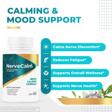 Nature’s NutriWave NerveCalm Herbal Supplement bottle side view
