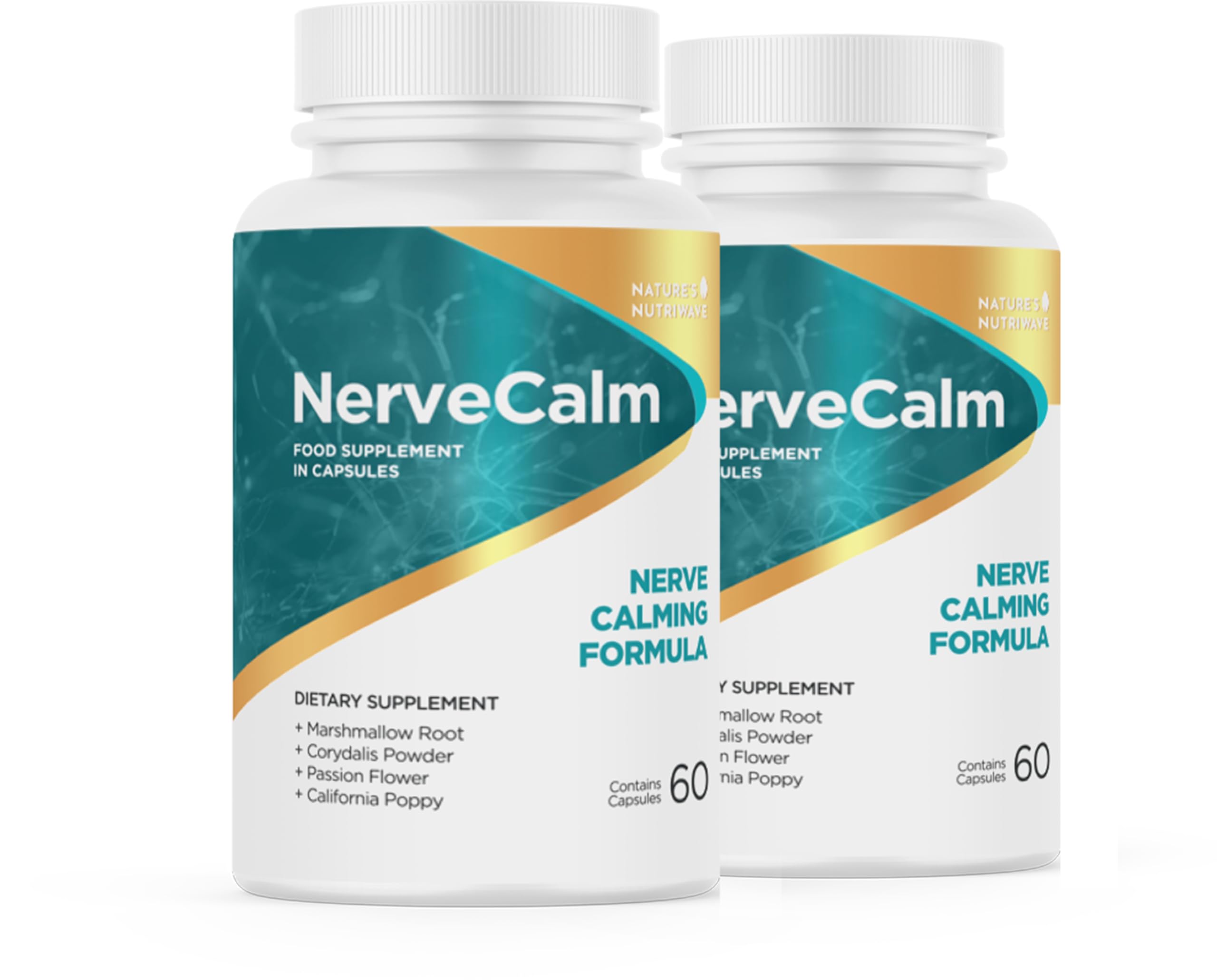 Nature’s NutriWave NerveCalm Herbal Supplement front view