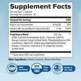 Nature’s NutriWave Neuro Sharp supplement ingredients list on back of packaging