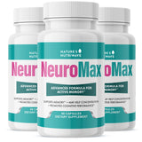 Nature’s NutriWave NeuroMax Herbal Supplement bottle front view