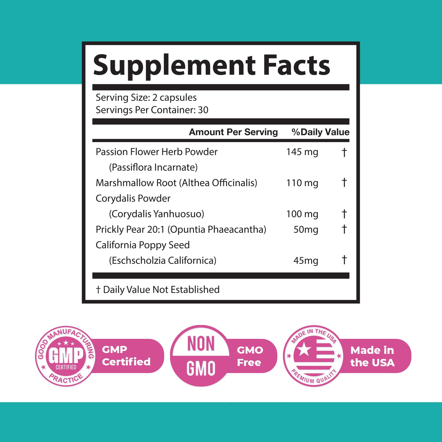 Nature’s NutriWave NeuroMax Herbal Supplement bottle side view