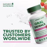 Nature’s NutriWave Oracare Multi-Enzyme Probiotic Tablets close-up of tablet