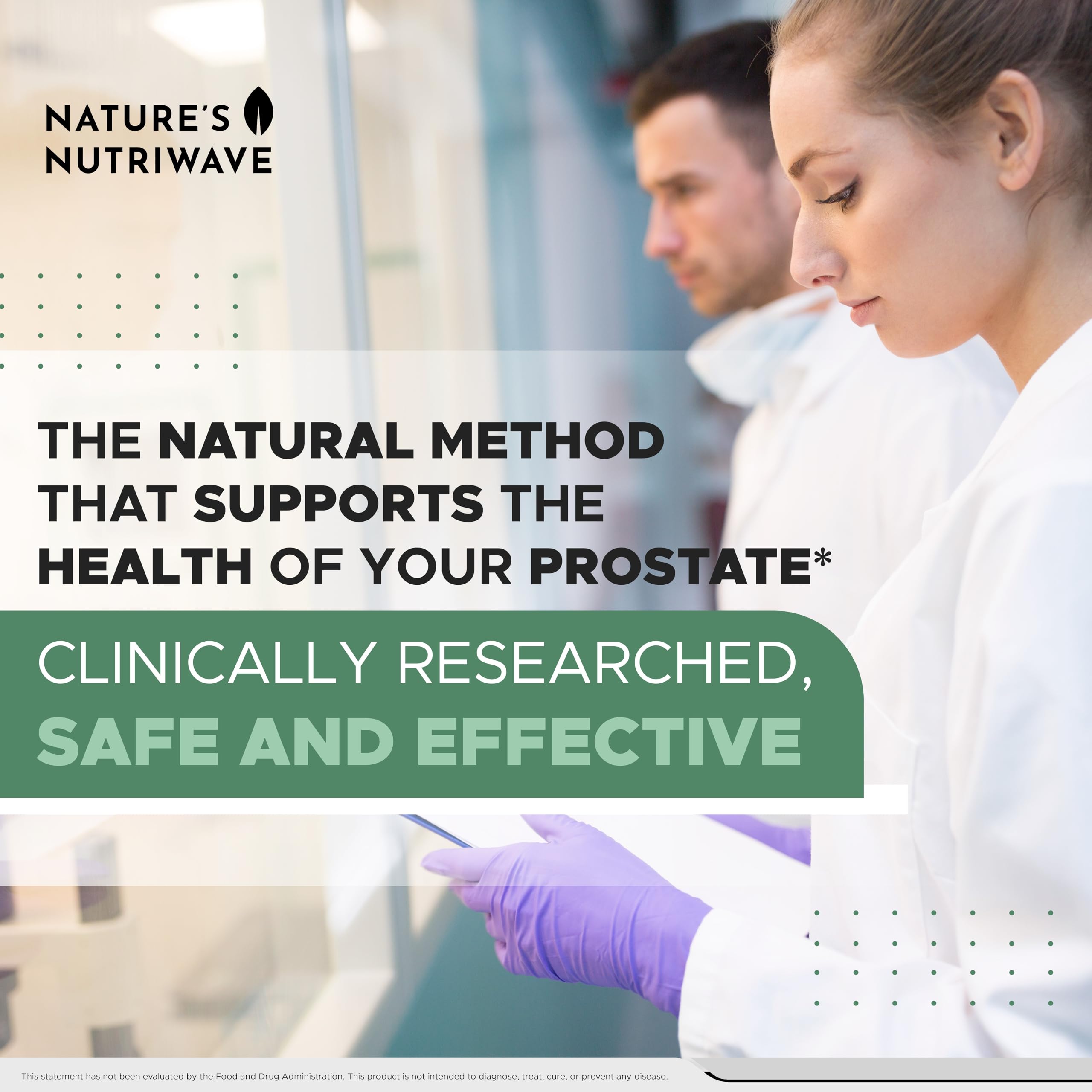 Nature’s NutriWave PotentStream Saw Palmetto 222g lifestyle scene