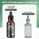Nature’s NutriWave PotentStream Saw Palmetto 222g side view
