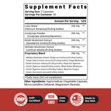 Nature’s NutriWave ROAR Lion’s Mane Mushroom Supplement capsules close-up