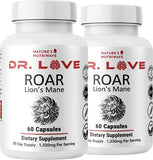 Nature’s NutriWave ROAR Lion’s Mane Mushroom Supplement front view