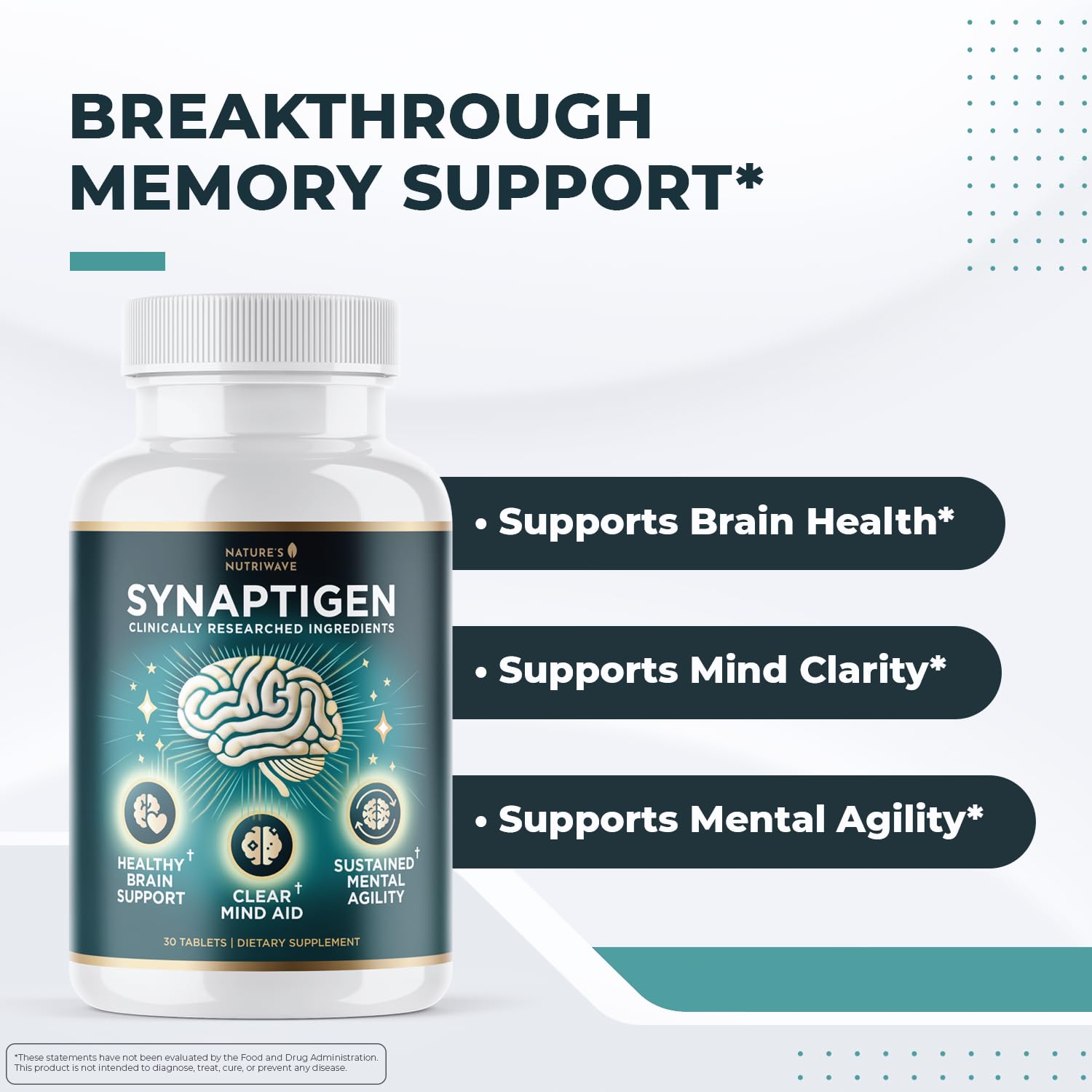 Nature’s NutriWave Synaptigen Probiotic Blend packaging