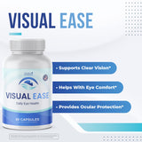 Nature’s NutriWave Visual Ease Eye Supplement bottle side view