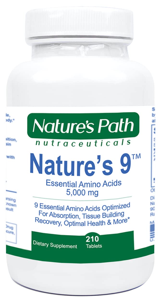 NATURE'S PATH NUTRACEUTICALS 9 Essential Amino Acids 210 capsules front view