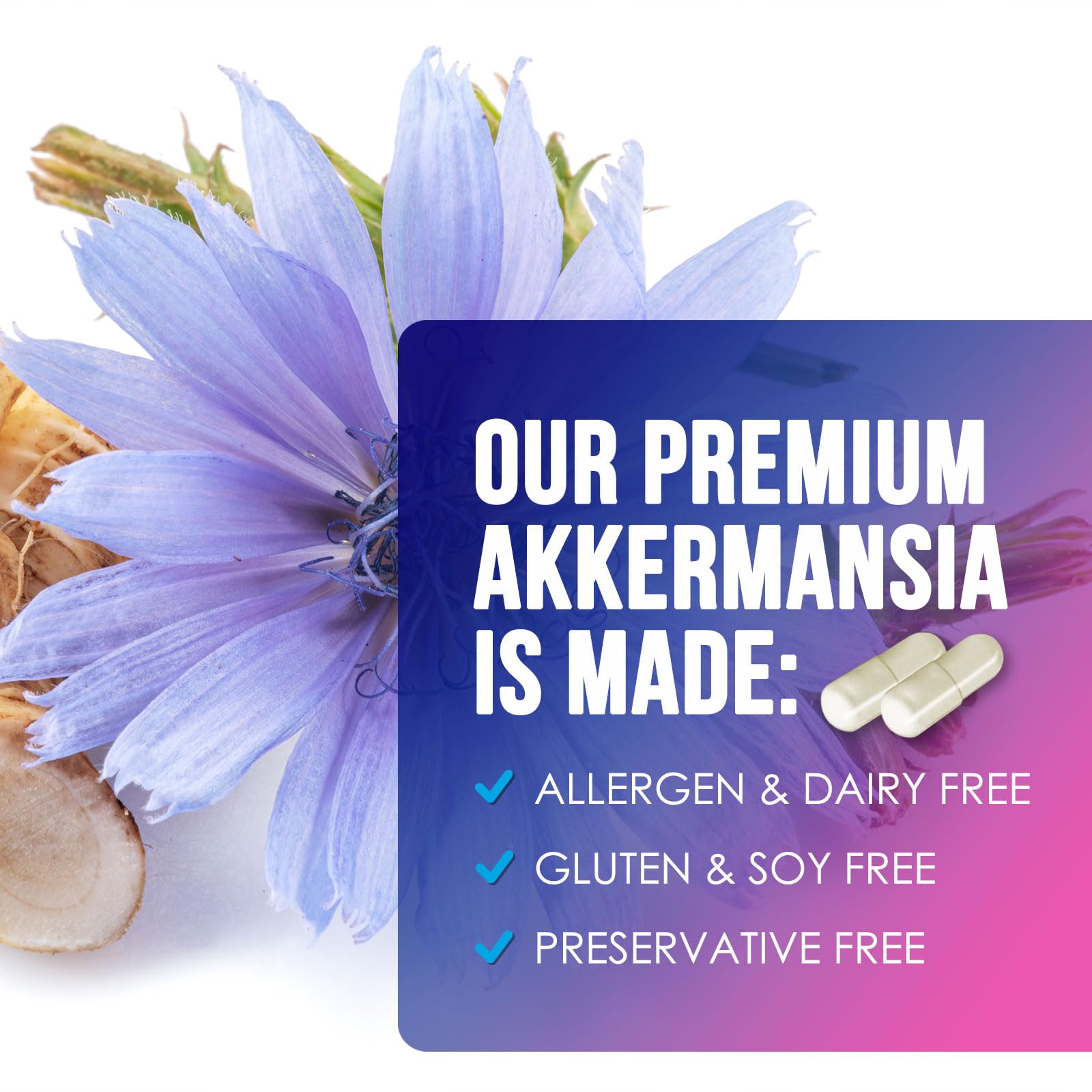 Nature's Peak Akkermansia Probiotic Supplement 100g nutritional information