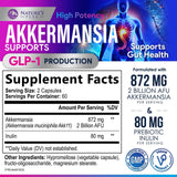 Nature's Peak Akkermansia Probiotic Supplement 100g side view