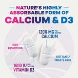 Nature's Peak Calcium D3 Supplement 1200mg packaging
