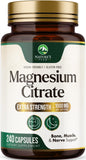 Nature's Peak Magnesium Citrate Supplement 1000mg front view