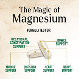 Nature's Peak Magnesium Citrate Supplement 1000mg with measuring spoon