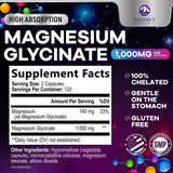 Nature's Peak Magnesium Glycinate 1000mg capsules side view