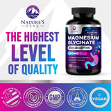 Nature's Peak Magnesium Glycinate 250mg capsules close-up