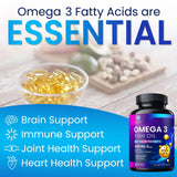 Nature's Peak Omega-3 Fish Oil softgels on a wooden table