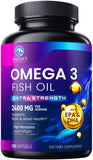 Nature's Peak Omega-3 Fish Oil Triple Strength 2400mg softgel front view