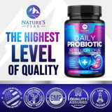 Nature's Peak Prebiotic Supplement capsule detail
