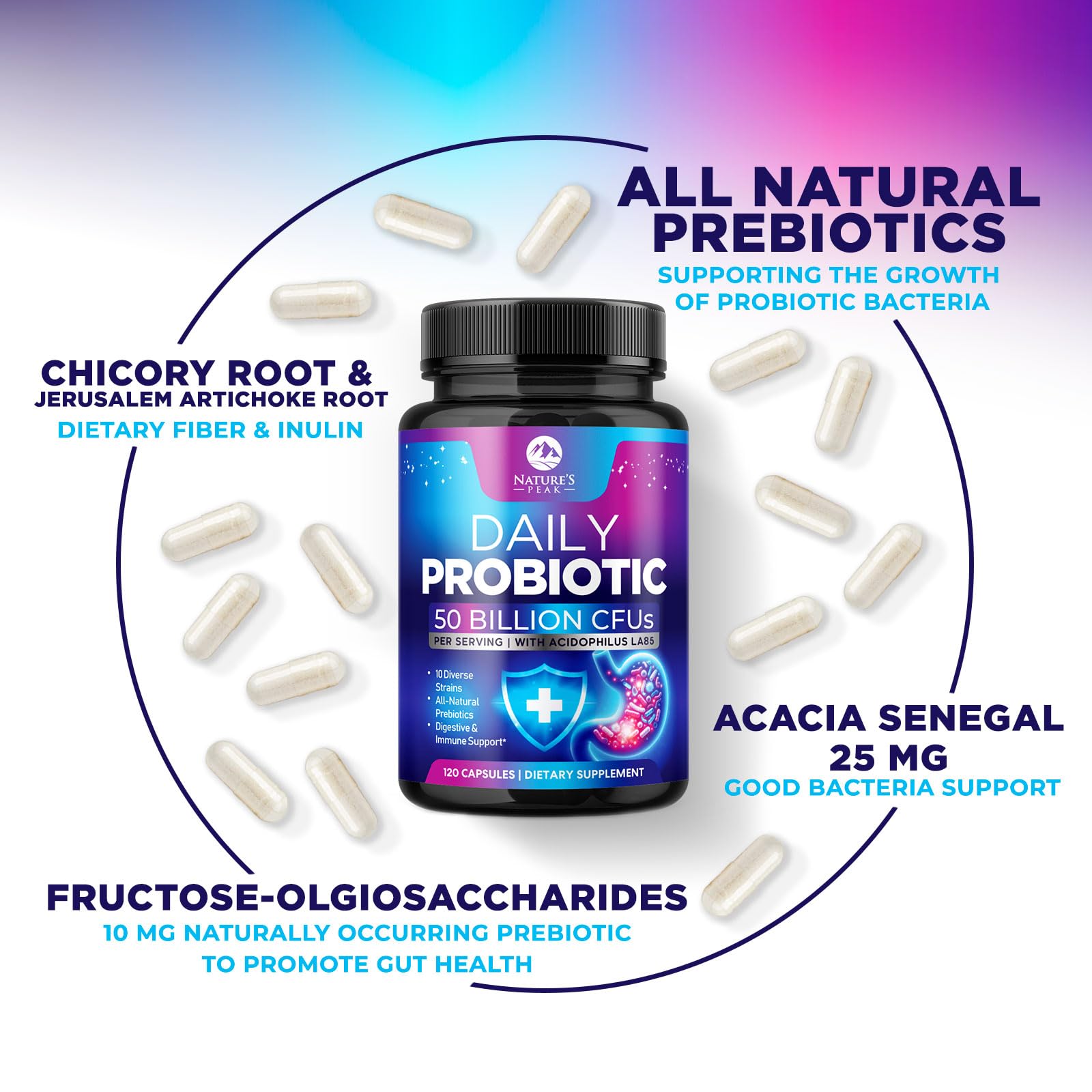 Nature's Peak Prebiotic Supplement lifestyle image