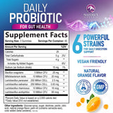 Nature's Peak Probiotic Gummies showing gummy texture