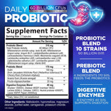 Nature's Peak Probiotic Supplement 50g bottle side view