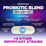 Nature's Peak Probiotic Supplement 50g ingredients list