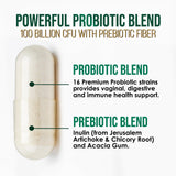 Nature's Peak Probiotics 100 Billion CFU bottle top