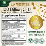 Nature's Peak Probiotics for Women bottle side view