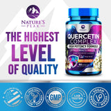 Nature's Peak Quercetin Dihydrate Capsules 1000mg capsules close-up