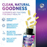 Nature's Peak Quercetin Dihydrate Capsules 1000mg with measuring spoon