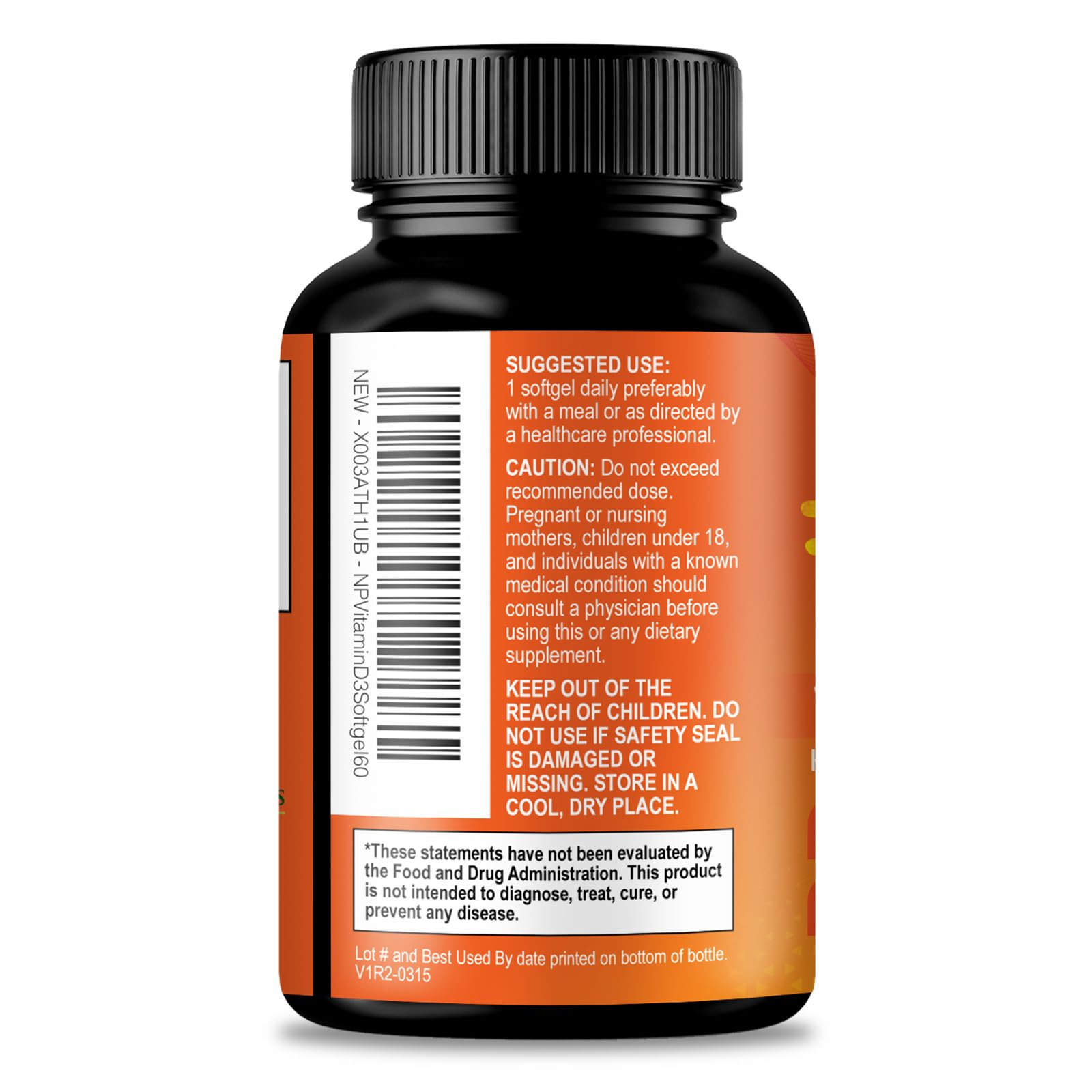Nature's Peak Vitamin D3 5000 IU softgels lifestyle scene
