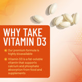 Nature's Peak Vitamin D3 5000 IU softgels opened bottle