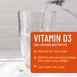 Nature's Peak Vitamin D3 5000 IU softgels packaging