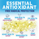 Nature's Peak Vitamin E Softgels 180mg ingredients list