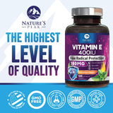 Nature's Peak Vitamin E Softgels 180mg side view