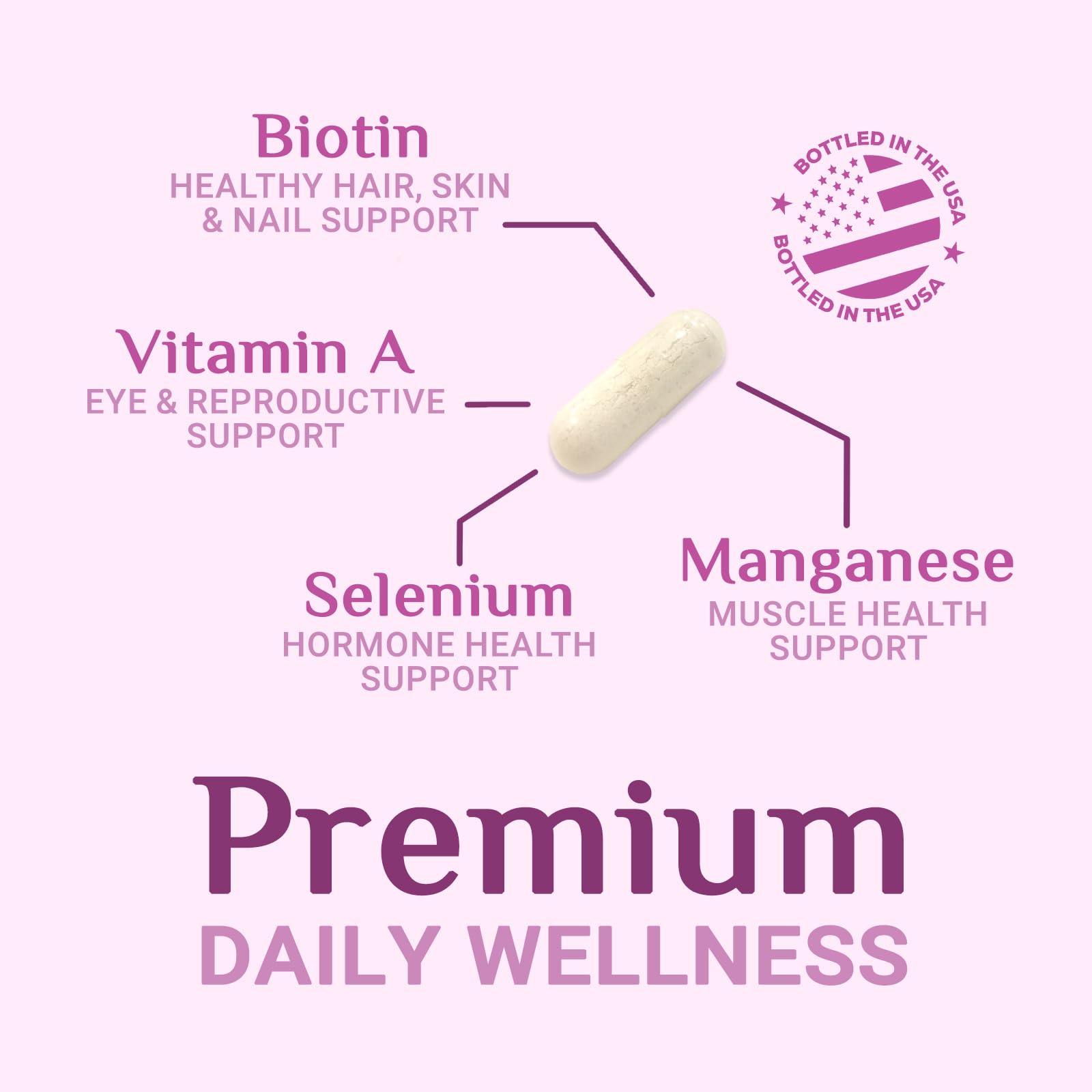 Nature's Peak Women's Daily Multivitamin bottle with a measuring spoon