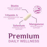 Nature's Peak Women's Daily Multivitamin bottle with a measuring spoon
