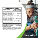 Nature's Plus B-Complex ingredients list on the back